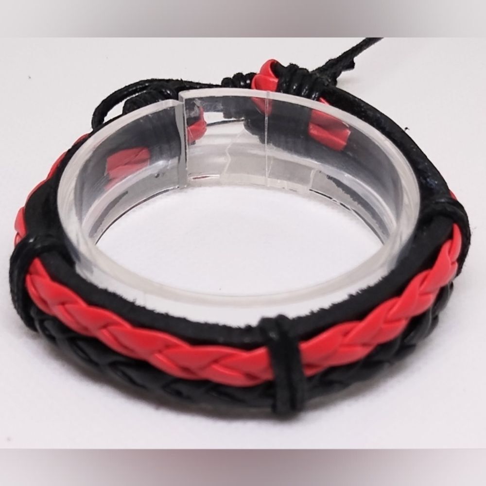 Men's Leather Bracelet Braided f5